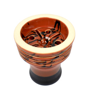 Чаша для кальяна Sweet Bowls Unika Glaze Orange