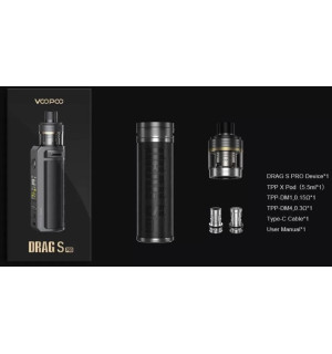  Комплектация Voopoo Drag S Pro Pod Mod Kit