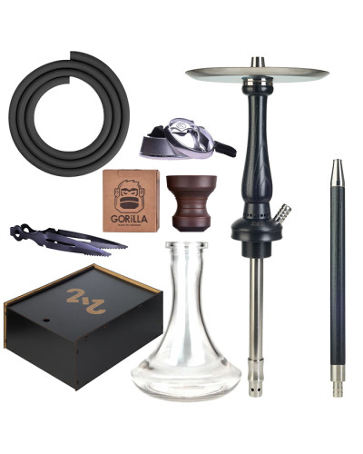 Кальян 2X2 Hookah Medium Black Full Set 54 см