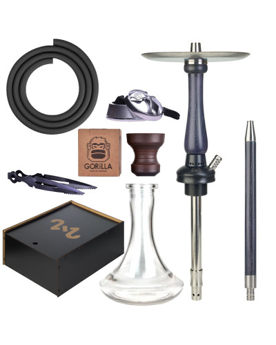 Кальян 2X2 Hookah Medium Purple Full Set 54 см