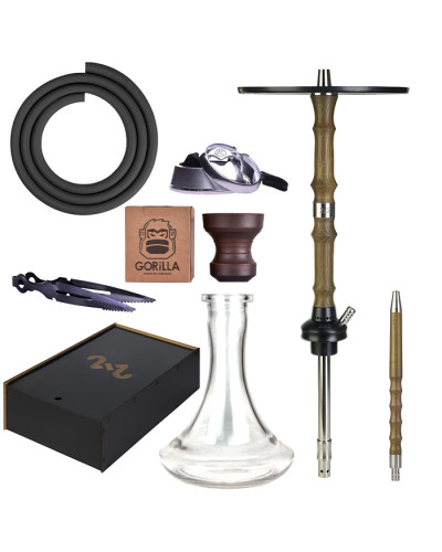 Кальян 2X2 Hookah V1.1 Dark Green Full Set 65 см