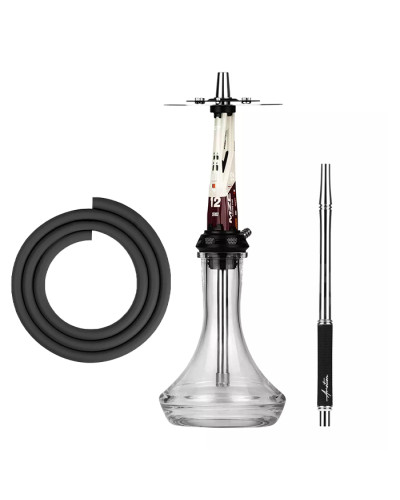 Кальян Amotion Valve GT12 White and Red 52 см