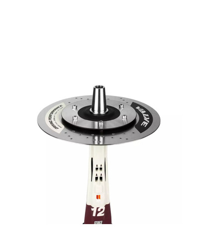 Кальян Amotion Valve GT12 White and Red 52 см - фото 3