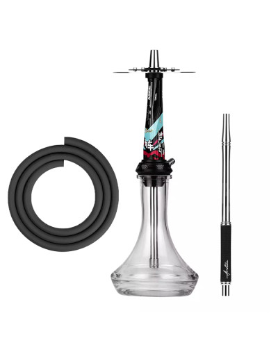 Кальян Amotion Valve MZ54 Black and Blue 52 см