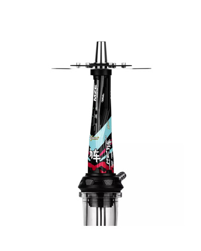 Кальян Amotion Valve MZ54 Black and Blue 52 см - фото 2