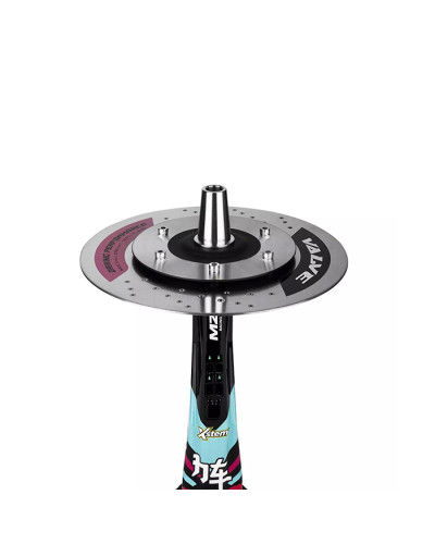Кальян Amotion Valve MZ54 Black and Blue 52 см - фото 3