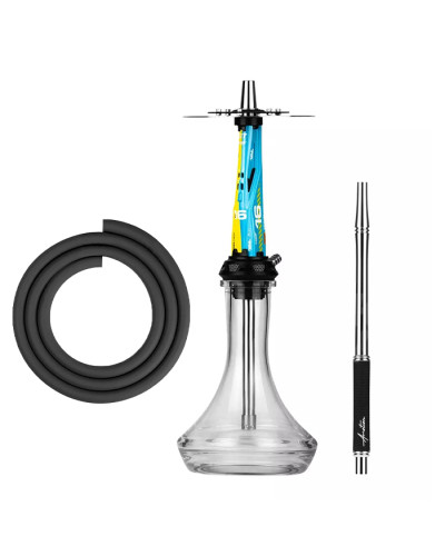 Кальян Amotion Valve X16 Blue and Yellow 52 см