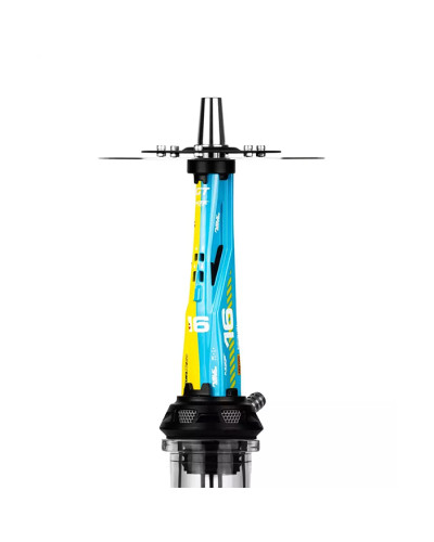 Кальян Amotion Valve X16 Blue and Yellow 52 см - фото 2
