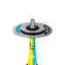 Кальян Amotion Valve X16 Blue and Yellow 52 см - фото 3