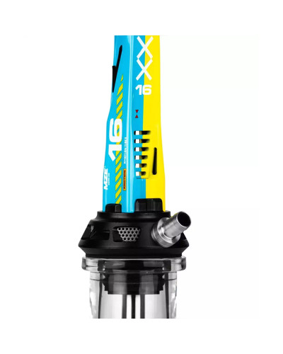 Кальян Amotion Valve X16 Blue and Yellow 52 см - фото 4