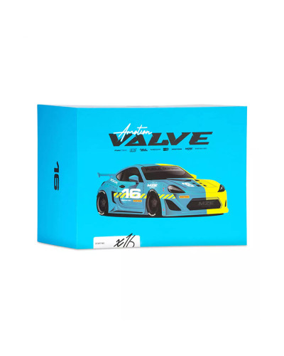 Кальян Amotion Valve X16 Blue and Yellow 52 см - фото 9