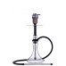 Кальян T-Hookah Transformer Silver Black на колбі Craft Clear 65 см - фото 2