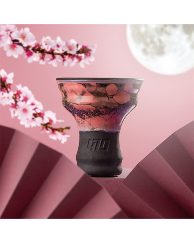 Чаша 420 Bowls Uranum Sakura Moon Pink Тютюн 420 Біла полуниця