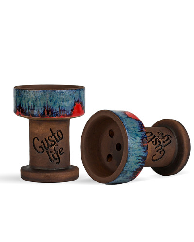 Чаша Gusto Bowls Rook Classic Blue and Red