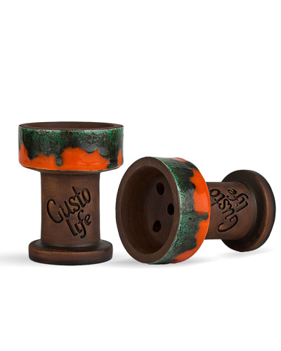Чаша Gusto Bowls Rook Classic Green Orange