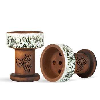 Чаша Gusto Bowls Rook Classic White Gray - фото 20