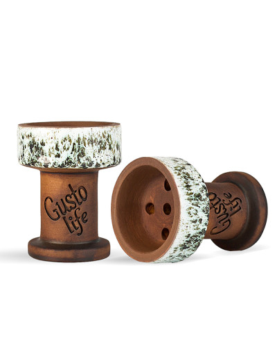 Чаша Gusto Bowls Rook Classic White Gray