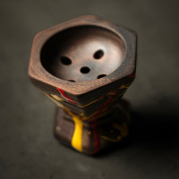 Чаша Gusto Bowls x Yevhenb Drip Brown