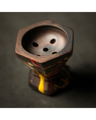 Чаша Gusto Bowls x Yevhenb Drip Brown