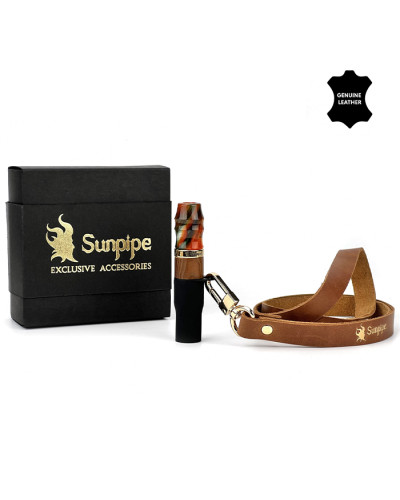 Персональний мундштук Sunpipe Premium Leather Brown