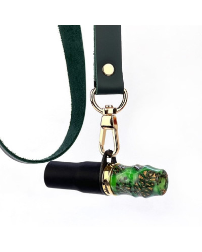Персональний мундштук Sunpipe Premium Mini Leather Green