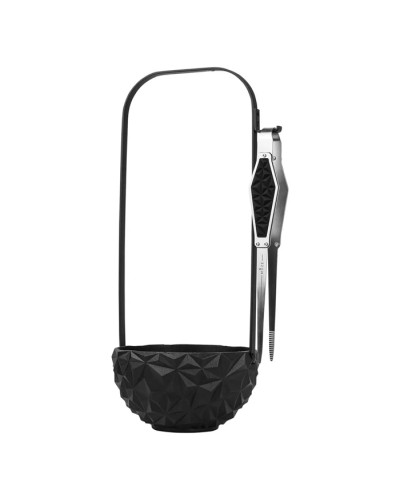 Щипці Moze Flare Coal Tong Silver 22 см - фото 3