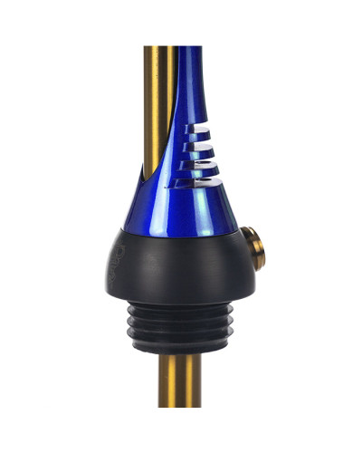 Кальян Alpha Hookah Model S Replica Blue з колбою Drop Clear 45 см - фото 2