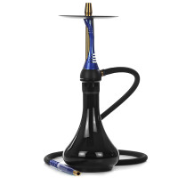 Кальян Alpha Hookah Model S Replica Blue з колбою Drop Black 45 см