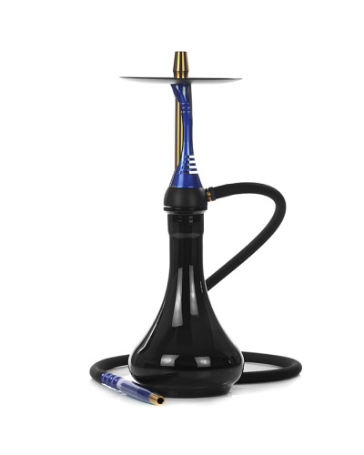 Кальян Alpha Hookah Model S Replica Blue з колбою Drop Black 45 см