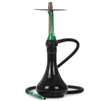 Кальян Alpha Hookah Model S Replica Green з колбою Drop Black 45 см