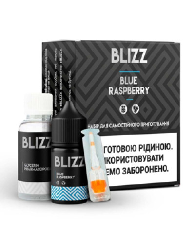 Набор для самозамеса Blizz Blue Raspberry Голубая малина 50 мг 30 мл - фото 4