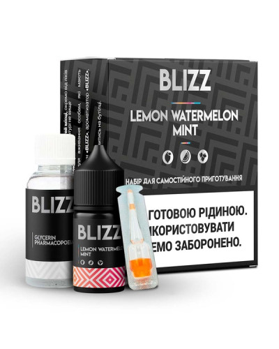 Набор для самозамеса Blizz Lemon Watermelon Mint Арбуз и Лимон з Мятой 50 мг 30 мл - фото 2