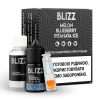 Набор для самозамеса Blizz Melon Blueberry Pitahaya Ice Дыни, Черники и Питайи со льдом 50 мг 30 м