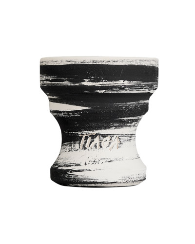 Чаша Tiaga Hookah Flash Light Black White (без глазурі)