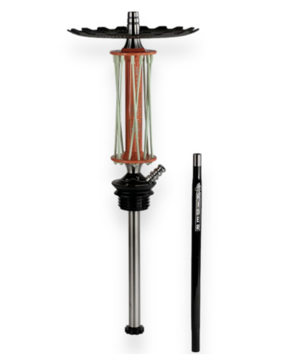 Шахта Trumpet Hookah Rider W40 Помаранчево- Бело-Зеленый