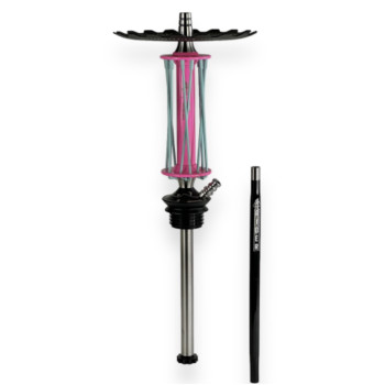 Шахта Trumpet Hookah Rider W40 Розово-Бирюзовый Trumpet Hookah (Україна) - фото 1