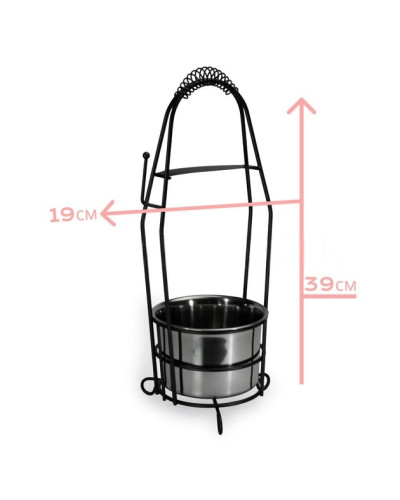 Корзина для угля Garden Black Matt - фото 4