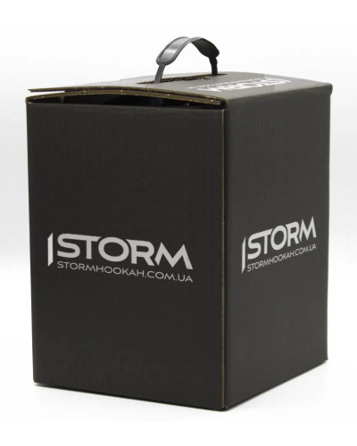 Кальян Storm Hookah mini DARK, Graphite Glass - фото 10