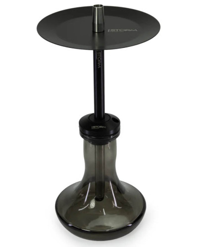 Кальян Storm Hookah mini DARK, Graphite Glass - фото 4