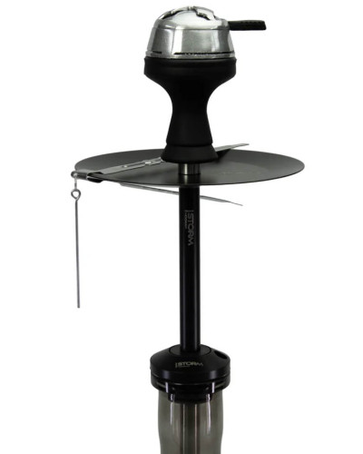 Кальян Storm Hookah mini DARK, Graphite Glass - фото 3