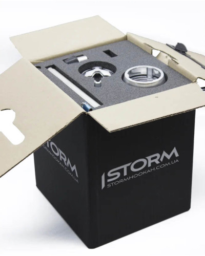 Кальян Storm Hookah mini, Black Glass - фото 11