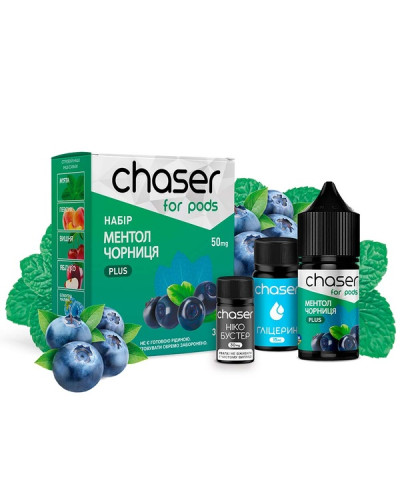 Набор для самозамеса Chaser For Pods Blueberry Menthol, 30 Мл - фото 3