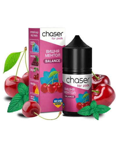 Набор для самозамеса Chaser For Pods Cherry Menthol, 30 Мл 50 мг 30 мл - фото 3