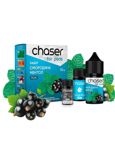 Набор для самозамеса Chaser For Pods Currant Menthol, 30 Мл 50 мг 30 мл