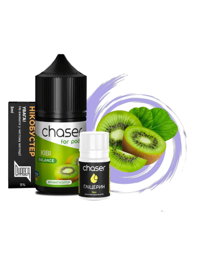 Набор для самозамеса Chaser For Pods Kiwi, 30 Мл 50 мг 30мл - фото 4