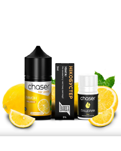 Набор для самозамеса Chaser For Pods Lemon, 30 Мл 50 мг 30мл - фото 2