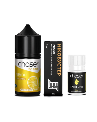Набор для самозамеса Chaser For Pods Lemon, 30 Мл 50 мг 30мл - фото 5