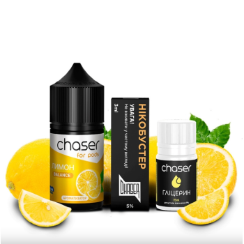 Набор для самозамеса Chaser For Pods Lemon, 30 Мл 50 мг 30мл - фото 17