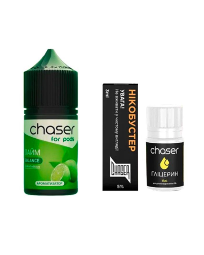 Набор для самозамеса Chaser For Pods Lime, 30 Мл 50 мг 30мл - фото 6