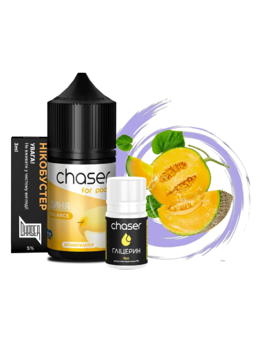 Набор для самозамеса Chaser For Pods Melon, 30 Мл 50мг 30мл - фото 4